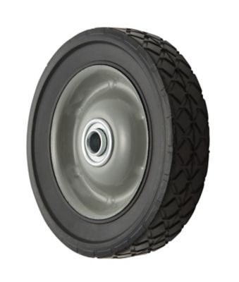 Image showing 6 x 1.5in. SR 0601 Diamond Tread Solid Tire with Center Steel Hub, 1/2 in. Bore Size