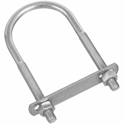 National Hardware 5/16 in. x 2 in. x 4-1/2 in. Zinc Plated N222-174 2190 U-Bolt, Zinc Plated