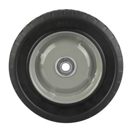 8" x 1.75" SR 0803 Diamond Tread Solid Tire with Offset Steel Hub 1/2" Bore Lawn & Garden Wheels