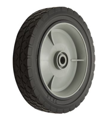 Image showing 7 in. x 1.5 in. SR 0705 Diamond Tread Solid Tire with Offset Plastic Hub, 1/2 in. Bore Size