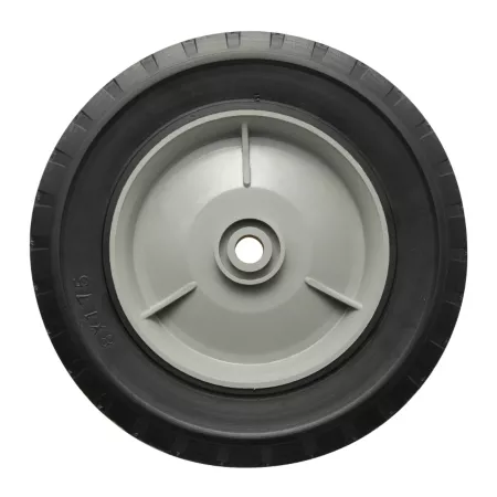 8" x 1.75" SR 0804 Diamond Tread Solid Tire with Offset Plastic Hub 1/2" Bore Lawn & Garden Wheels