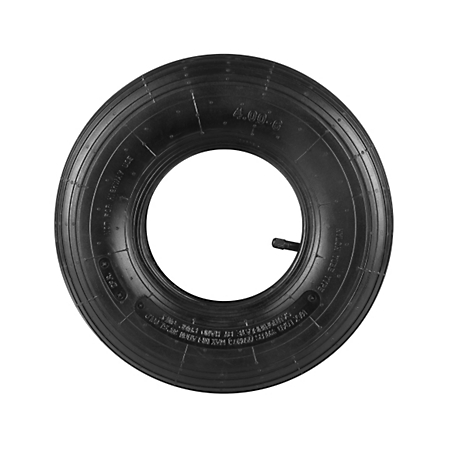 13 in. Ribbed Replacement Wheel Barrow Tire and Tube