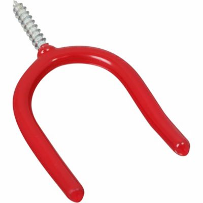 National Hardware Red Vinyl-Coated N222-489 2210 Double Hook