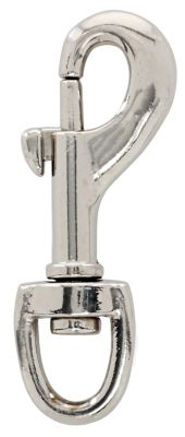 Hillman Hardware Essentials 3/8 in. x 2-3/16 in. Bolt Snap with Swivel Eye, Nickel