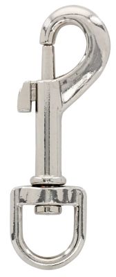 Hillman Hardware Essentials 1/2 in. x 3 in. Bolt Snap with Swivel Eye, Nickel