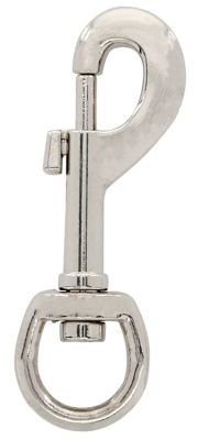 Hillman Hardware Essentials 5/8 in. x 3-1/2 in. Bolt Snap with Swivel Eye, Nickel