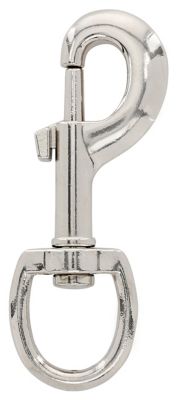 Hardware Essentials 3/4 x 2-3/4 in. Nickel Plated Double Swivel with Round Eyes (10-Pack) 321544