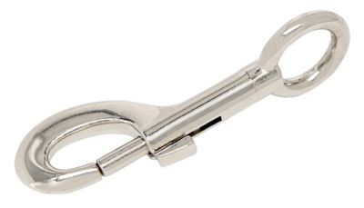 Image showing  Hardware Essentials 5/8 in. x 3-1/4 in. Bolt Snap with Fixed Eye, Nickel