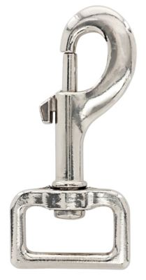 Hillman Hardware Essentials 1 in. x 3-1/8 in. Bolt Snap with Swivel Eye, Nickel