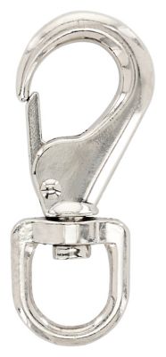 Hillman Hardware Essentials 3/4 in. x 3-3/8 in. Bolt Snap with Swivel Eye, Nickel