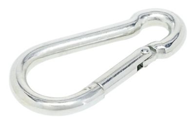 Image showing  Hardware Essentials 5/16 in. x 2-3/8 in. Interlocking Spring Snap, Zinc Plated