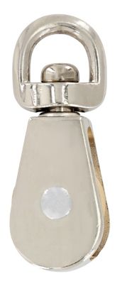 Hillman Hardware Essentials 3/4 in. Single Swivel Pulley, Nickel