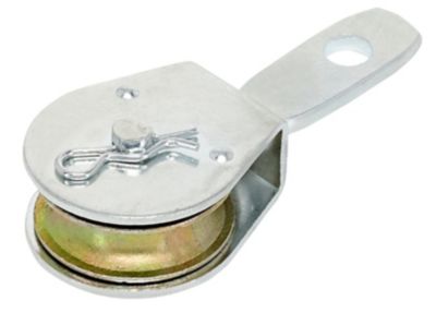 Image showing  Hardware Essentials 1-1/2 in. Single Swivel Pulley, Zinc Plated