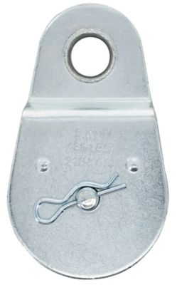 Hardware Essentials 2 in. Single Fixed Pulley, Zinc Plated