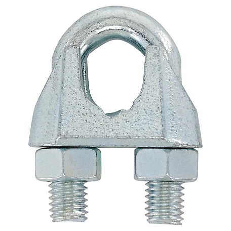 Hillman Hardware Essentials 1/2 in. Wire Cable Clamp, Zinc Plated