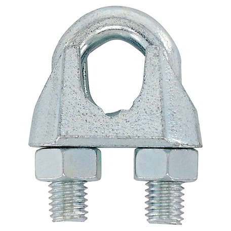 Hillman Hardware Essentials 5/8 in. Wire Cable Clamp, Zinc Plated