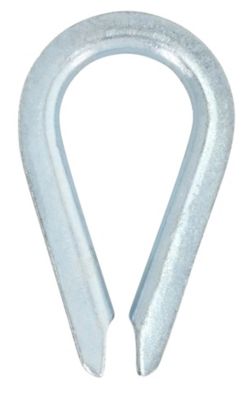 Hillman Hardware Essentials 1/8 in. Rope Thimble, Zinc Plated