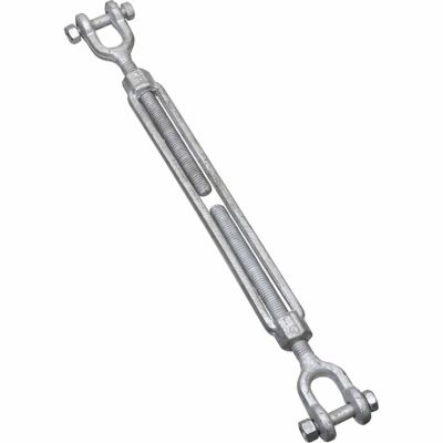 Hardware Essentials Jaw/Jaw Turnbuckle, Galvanized, 852442 at