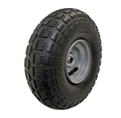 Image showing 10 in. 4.10/3.50-4 Pneumatic Tire Wheel