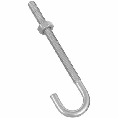 Hillman Hardware Essentials J-Bolt, Zinc-Plated, 851896