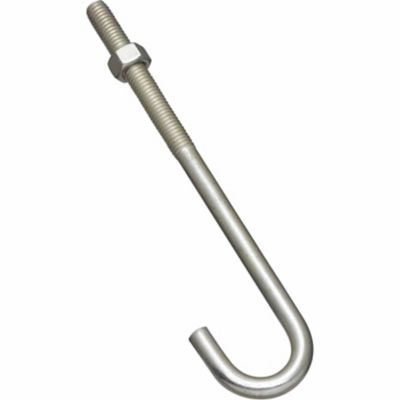 Hillman Hardware Essentials J-Bolt, Zinc Plated, 321792