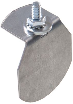 Hardware Essentials Round Rail End Cap, Galvanized at Tractor