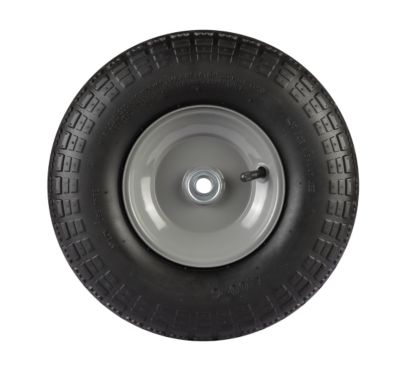 13 in. Knobby Tread Pneumatic Wheels, 5/8 in. Bore Size