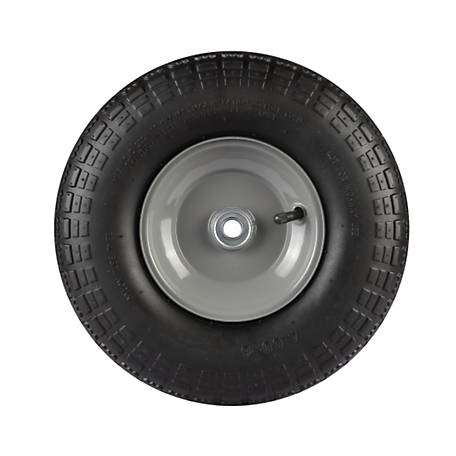 13 in. Knobby Tread Pneumatic Wheels, 5/8 in. Bore Size