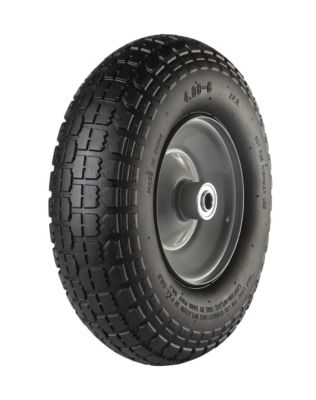 Image showing 13 in. Knobby Tread Pneumatic Wheels, 5/8 in. Bore Size