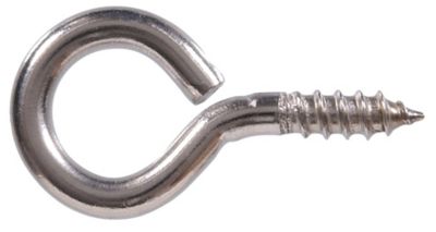 5 Inch Black Eye Hooks Screw in Heavy Duty for Hanging Rust-Proof