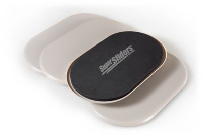 Image showing 7 th Super Sliders Large Hard Furniture Slider, Beige, 9.5 in. x 5.75 in.