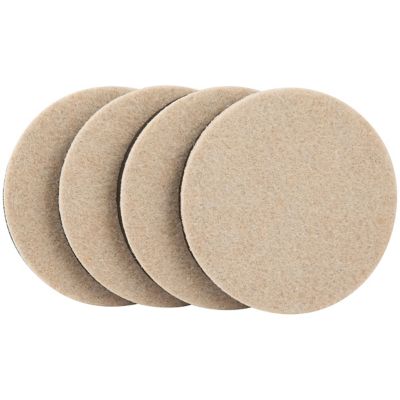 SUPER SLIDERS 3.5IN ROUND FELT