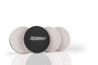 Image showing Super Sliders Round Felt Furniture Sliders, Beige, 3.5 in., 4 pc.