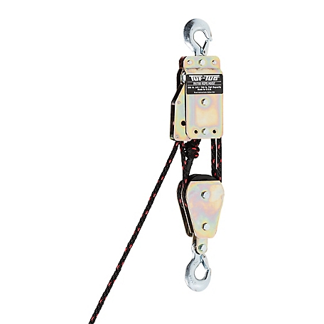 Tuf-Tug Rope Hoist Block and Tackle, 3/8 in. Rope at Tractor Supply Co.