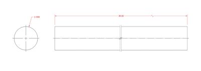 Image showing  SteelWorks 1/2 in. x 3 ft. Un-Threaded Weldable Solid Cold-Rolled Steel Rod