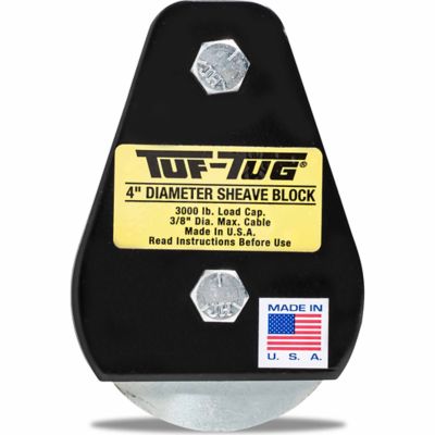 Tuf-Tug 3,000 lb. 4 in. Plain/Tailboard Block