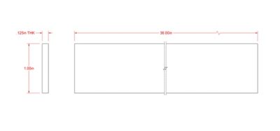 Image showing  SteelWorks 1/8 in. x 1 in. x 3 ft. Weldable Steel Flat