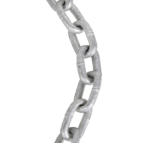 Koch Industries 3/8 in. Grade 30 Proof Coil Chain, Hot-Dipped Galvanized, Sold By the Foot