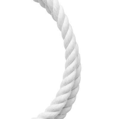 Koch Industries 1/2 in. White Cotton Twisted Rope, Sold by the Foot