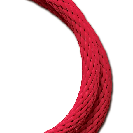 Koch Industries 5/8 in. Red Polypropylene Solid Braid Rope, Sold