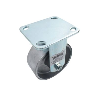 Image showing 3 th Shepherd 5 in. 900 lb. Capacity Titan Sintered Iron Plate Caster