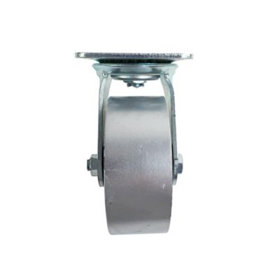 Image showing 1 th Shepherd 5 in. 900 lb. Capacity Titan Sintered Iron Plate Caster, Swivel