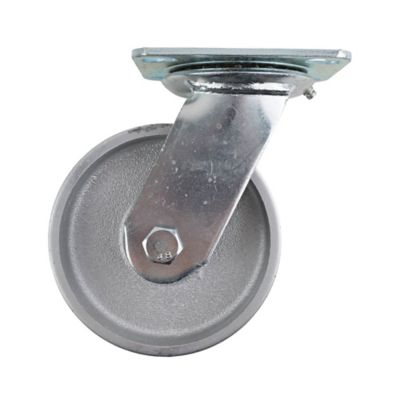 Image showing 2 th Shepherd 5 in. 900 lb. Capacity Titan Sintered Iron Plate Caster, Swivel