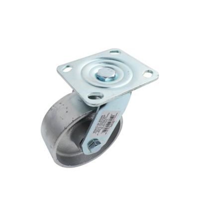 Image showing 3 th Shepherd 5 in. 900 lb. Capacity Titan Sintered Iron Plate Caster, Swivel