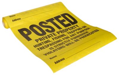 Image showing  Posted Private Property Signs, 11 in. x 11 in., 25-Pack