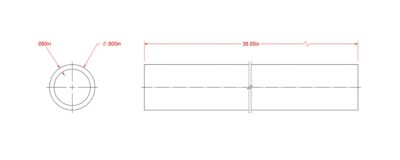 Image showing  SteelWorks 1/2 in. x 3 ft. Weldable Steel Round Tube