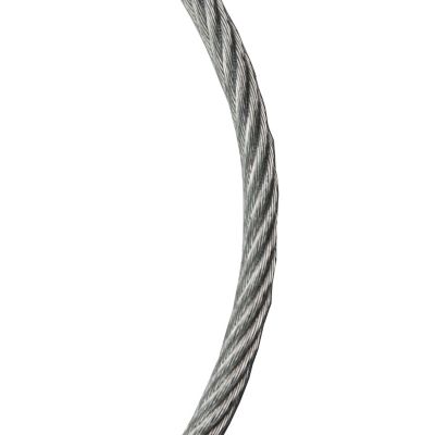 Koch Industries 3/8 in. Wire Rope Cable, 6x19, Fiber Core, Bright Finish, Sold By the Foot