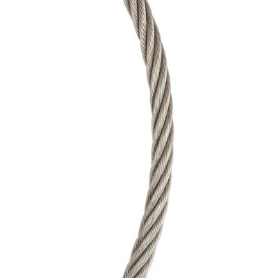 Koch Industries 3/16 in. Wire Rope Cable, 7x19, Stainless Steel, Sold By the Foot