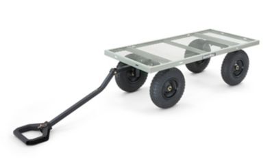 Image showing  6 cu. ft. 1,000 lb. Capacity Heavy-Duty Towable Utility Cart