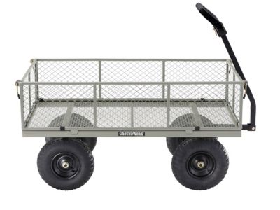 Image showing  6 cu. ft. 1,000 lb. Capacity Heavy-Duty Towable Utility Cart
